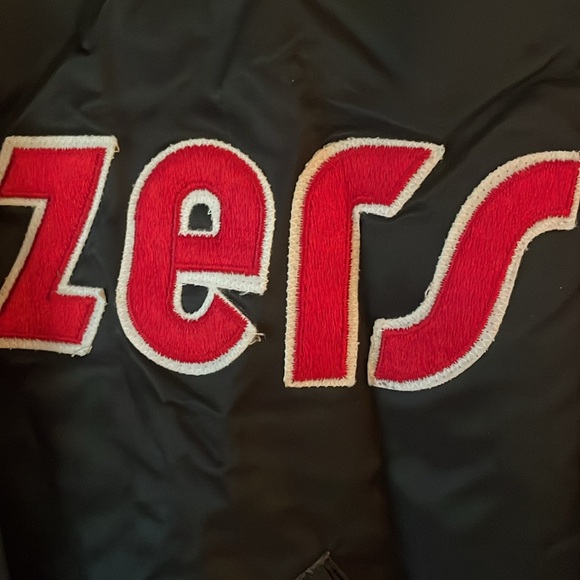 Starter - Vintage Portland Trailblazers Blazers 90’s snap front jacket coat NBA - Picture 8 of 12